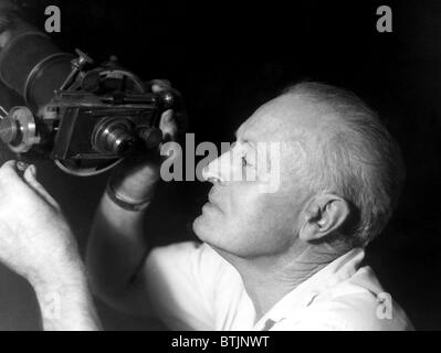 American astronomer Leslie Peltier, (1900-1980), 1957. Stock Photo