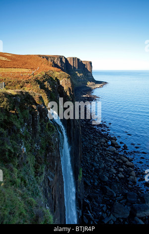 Scotland Isle of Skye Kilt Rock and Waterfall Stock Photo - Alamy