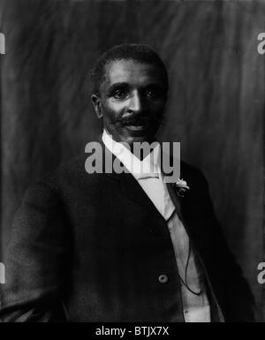 George Washington Carver (1864-1943), African American botanist, teacher and former slave, Tuskegee Institute, Tuskegee, Alabama, photograph by Frances Benjamin Johnston, 1906. Stock Photo