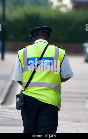 Civil Enforcement Officer on parking duty on Great Yarmouth street ...