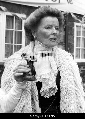 THE CORN IS GREEN, Katharine Hepburn as Lilly C Moffat, 1979. Courtesy: CSU Archives/Everett Collection Stock Photo