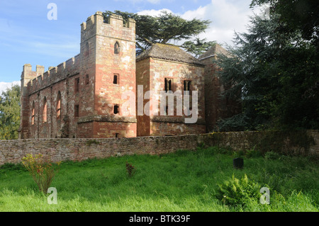 Acton Burnell Castle, in Acton Burnell, Shropshire, England Stock Photo