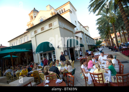 City Plaza mall area Palm Beach Florida USA Stock Photo