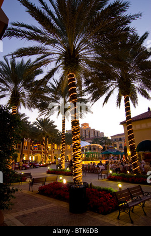 City Plaza mall area Palm Beach Florida USA Stock Photo