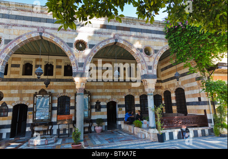 Azem Palace in the old town of Damascus, Syria Stock Photo