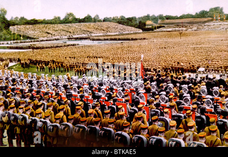 Nazi Germany, Storm troopers in Nuremberg, 1933. Stock Photo
