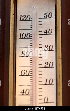 Round Thermometer Showing Over 100 Degrees Stock Photo by ©Feverpitch  3774632