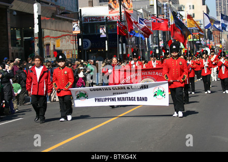 St Patrick parade in Toronto in 2009 Stock Photo