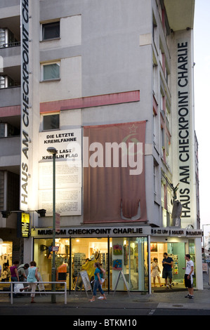 Haus am Checkpoint Charlie on Kochstrasse, Berlin, Germany Stock Photo
