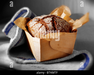 Deli Rye Bread loaves Stock Photo