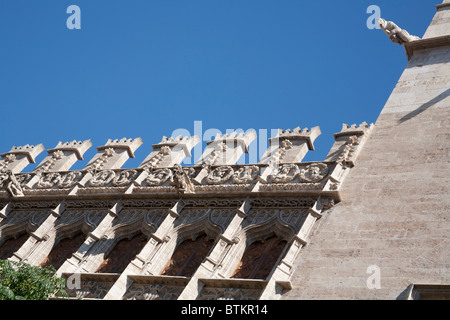 La Lonja, Llotja de la Seda Silk Exchange Valencia Spain Stock Photo