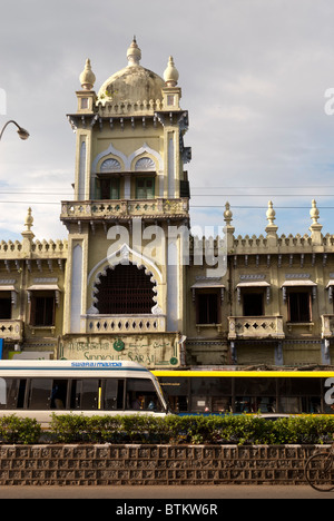 Siddique Sarai Choultry, its Moorish architecture revealing where Indo-Saracenic had its roots. Chennai;Madras, Tamil Nadu. Stock Photo