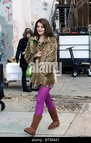 Mischa Barton On the Set of LAW and ORDER SVU Stock Photo