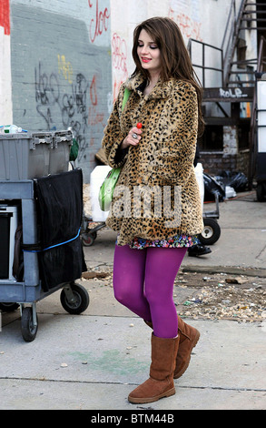 Mischa Barton On the Set of LAW and ORDER SVU Stock Photo