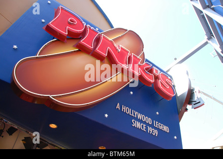 Grand Opening of Legendary PINK'S Hot Dog Stand Stock Photo