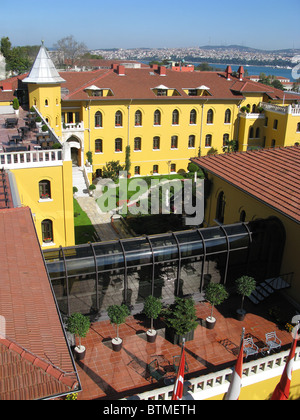 ISTANBUL, TURKEY. The Four Seasons Hotel, housed in a former Ottoman prison in Sultanahmet district. 2010. Stock Photo