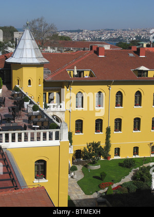 ISTANBUL, TURKEY. The Four Seasons Hotel, housed in a former Ottoman prison in Sultanahmet district. 2010. Stock Photo