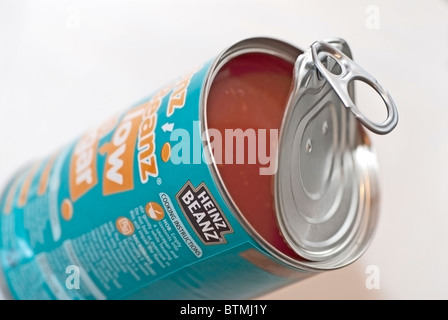 Ring Pull On Baked Beans Can Stock Photo