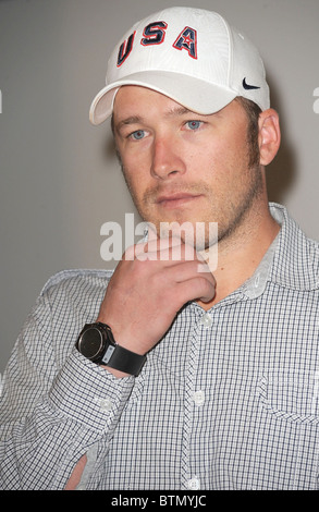 2010 Olympic Gold Medalist Bode Miller Press Conference Stock Photo