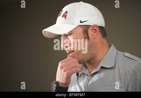 2010 Olympic Gold Medalist Bode Miller Press Conference Stock Photo