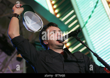 Fremont Street Experience Concert Series - SAT Stock Photo