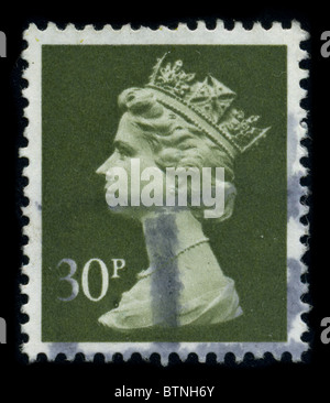 1st class stamp showing queen hi res stock photography and