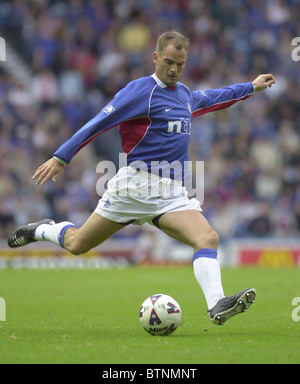 Dutch footballer Ronald De Boer playing for Glasgow Rangers Stock Photo