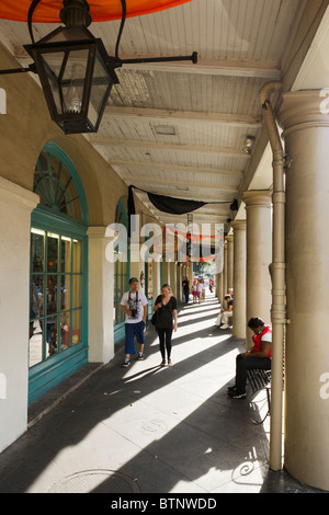 French Market District, Decatur Street, French Quarter, New Orleans, Lousiana, USA Stock Photo