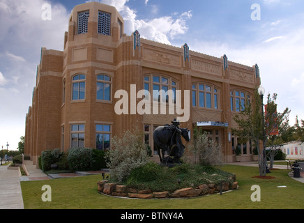 Exterior shot of the National Cowgirl Museum located near the stockyards in Fort Worth, Texas USA Stock Photo