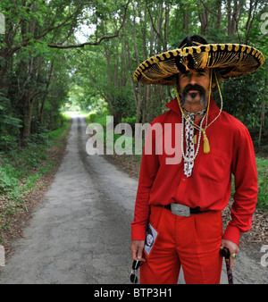 Un uomo messicano in sombrero, Messico Foto stock - Alamy