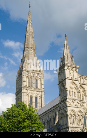 Salisbury Cathedral, Wiltshire, UK. Stock Photo