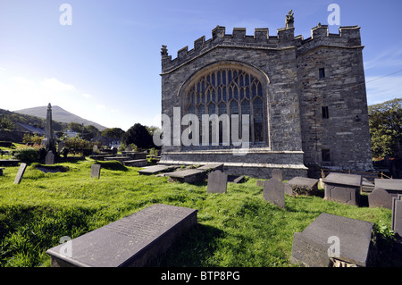 Clynnog Fawr St Beuno's Church Llŷn Peninsula Gwynedd North Wales UK ...