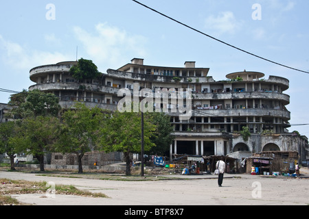 Grande Hotel ruins Beira Mozambique Stock Photo