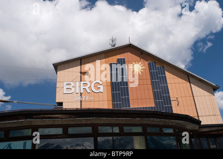 Birg cableway station on the way to the top of Schilthorn Mountain Switzerland Stock Photo
