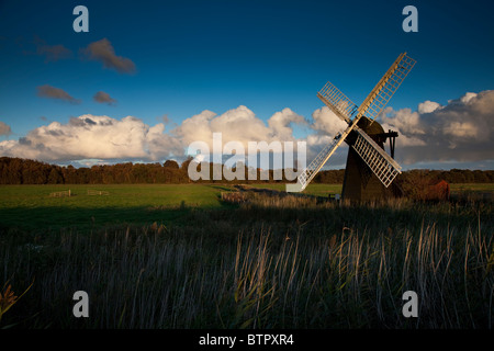 Herringfleet Wind Mill Norfolk Broads Stock Photo