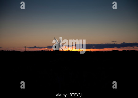 Herringfleet Wind Mill Norfolk Broads Stock Photo