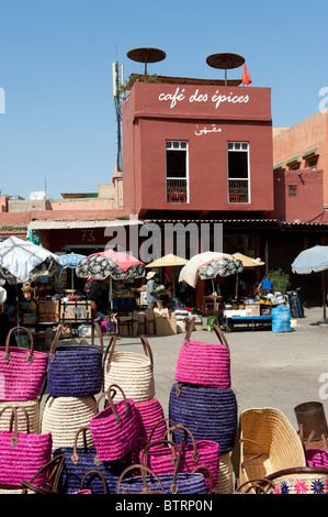 Handicrafts Medina Souk Marrakech Morocco North Africa Stock Photo