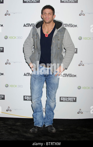 Alex Reid attends the Call of Duty; Black Ops' at Battersea Power Station, London, 8th November 2010. Stock Photo