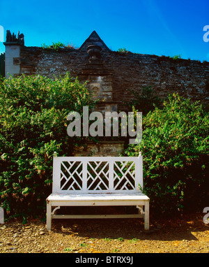 Glin Castle, Co Limerick, Ireland; 18Th Century Castle's Walled Garden Stock Photo