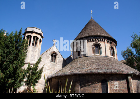 Round church , Cambridge England Stock Photo