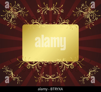 abstract floral background with place for your text Stock Photo - Alamy