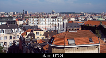 View over Brussels, Brabant, Belgium Stock Photo