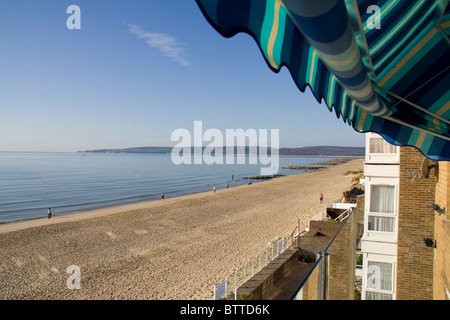 Sandbanks Beach, Poole, Dorset on a sunny day Stock Photo