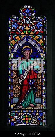 Prophet Isaiah, stained glass window, by Heaton Butler & Bayne, c. 1890 ...