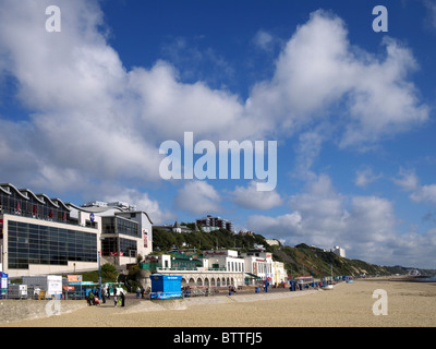 Bournemouth East Beach and Cliffs, Dorset, UK Stock Photo