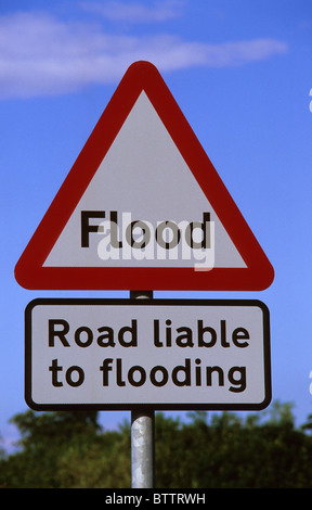 Road liable to Subsidence road warning sign Stock Photo - Alamy