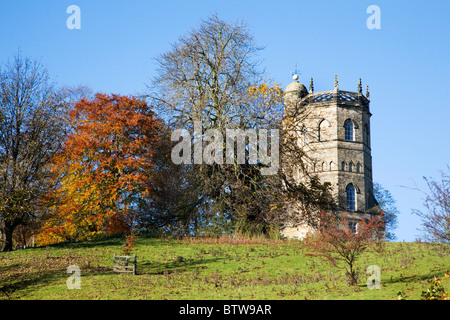 Culloden Tower Richmond North Yorkshire England Stock Photo