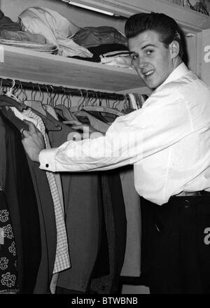 VINCE EAGER -UK rock singer in 1958 Stock Photo