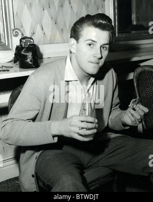 VINCE EAGER -UK rock singer in 1958 Stock Photo