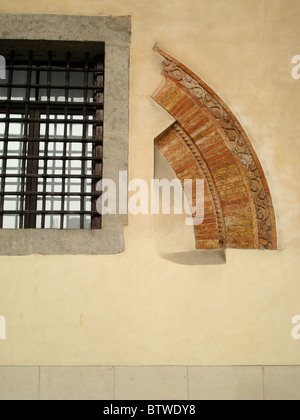 An odd architectural detail, Padova, Nr Venice, Veneto,  Italy Stock Photo